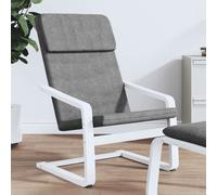 vidaXL Sillón de relax de tela gris oscuro