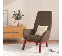 Sillón reclinable Relax, color taupe, tapizado en tela