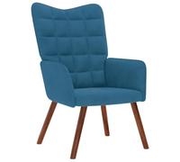 vidaXL Sillón de Relax de Terciopelo Azul