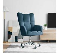 vidaXL Sillón de relax de terciopelo azul