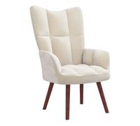 vidaXL Sillón Relax Terciopelo Gris Claro – Sillón Dormitorio – Cómodo White