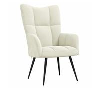 Vidaxl Sillón de Relax de Terciopelo Gris Claro White