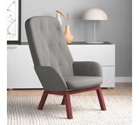 vidaXL Sillón de relax de terciopelo gris claro