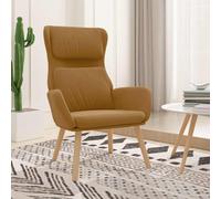 vidaXL Sillón de relax de terciopelo marrón