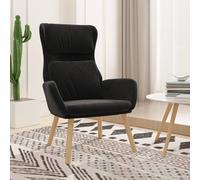 vidaXL Sillón de relax de terciopelo negro