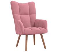 vidaXL Sillón de Relax de Terciopelo Rosa