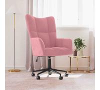 vidaXL Sillón de relax de terciopelo rosa