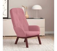 vidaXL Sillón de relax de terciopelo rosa