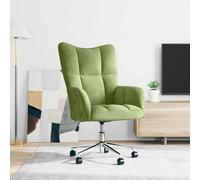 vidaXL Sillón de relax de terciopelo verde claro