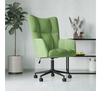 vidaXL Sillón de relax de terciopelo verde claro