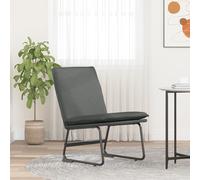 vidaXL Sillón de relax tela gris oscuro 52x75x76 cm