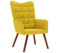 vidaXL Sillón de Relax Terciopelo Amarillo
