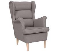 vidaXL Sillón de tela 74x84x100 cm Multicolor Taupé