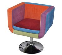 vidaXL Sillón de tela de diseño patchwork