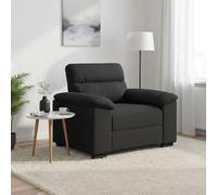 Sillón De Tela Negro 100x81x84 Cm Vidaxl