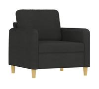 Sillón vidaXL, color , 60 cm, tapizado en tela