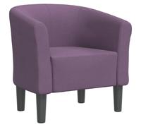 vidaXL Sillón de tela Rojo vino tinto, Marrón, Gris claro Sillon Dormitorio Sillon Comodos Silla Relax Sillón Sofá Purple