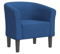 vidaXL Sillón de tela Rojo vino tinto, Marrón, Gris claro Sillon Dormitorio Sillon Comodos Silla Relax Sillón Sofá Blue