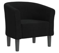 vidaXL Sillón de tela Rojo vino tinto, Marrón, Gris claro Sillon Dormitorio Sillon Comodos Silla Relax Sillón Sofá Black