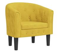 vidaXL Sillón de terciopelo relax cómodo para dormitorio Gris claro/Gris oscuro/Negro/Amarillo