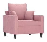 vidaXL Sillón de terciopelo rosa 60 cm