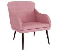 vidaXL Sillón relax de terciopelo Rosa 63x76x80 cm