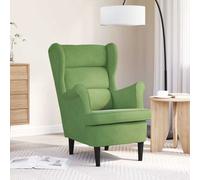 vidaXL Sillón de terciopelo verde claro
