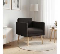 vidaXL Sillón Decorativo Negro Terciopelo