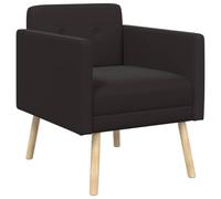 vidaXL Sillón Decorativo Negro Terciopelo