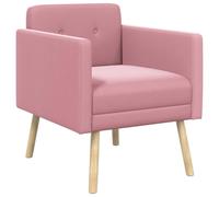 vidaXL Sillón Decorativo Rosa Terciopelo
