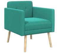 vidaXL Sillón Decorativo Tuquesa Terciopelo