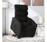 vidaXL Sillón eléctrico reclinable elevable de tela negro