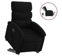 vidaXL Sillón eléctrico reclinable elevable de tela negro