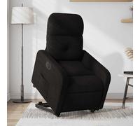 vidaXL Sillón eléctrico reclinable elevable de tela negro