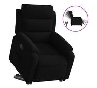 vidaXL Sillón eléctrico reclinable y elevable de terciopelo negro