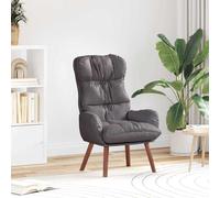 vidaXL sillón Gris 69 x 74 x 93 cm Cuero artificial