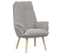 vidaXL sillón Gris Claro 69 x 74 x 93 cm Tela Sherpa | Hecho para durar, Forma ergonómica y cómoda, Se ve genial en cualquier decoración