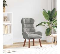 vidaXL sillón Gris Claro 69 x 74 x 93 cm Terciopelo