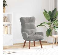 vidaXL sillón Gris Claro 69 x 74 x 93 cm Terciopelo
