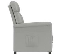 vidaXL Sillón reclinable Gris Claro