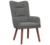 vidaXL Sillón Gris oscuro 63 x 67 x 94 cm Terciopelo – Moderno, cómodo y elegante