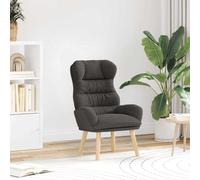 vidaXL sillón Gris oscuro 69 x 74 x 93 cm Tela Sherpa