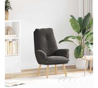 vidaXL sillón Gris oscuro 69 x 74 x 93 cm Tela Sherpa