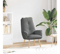 vidaXL sillón Gris oscuro 69 x 74 x 93 cm Tela y contrachapado