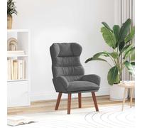 vidaXL sillón Gris oscuro 69 x 74 x 93 cm Terciopelo
