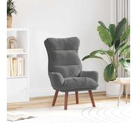 vidaXL sillón Gris oscuro 69 x 74 x 93 cm Terciopelo