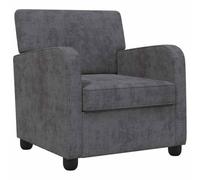 vidaXL Sillón Gris Oscuro Chenilla