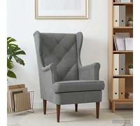 vidaXL Sillón Gris oscuro Terciopelo
