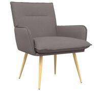 vidaXL Sillón Gris Topo Tela