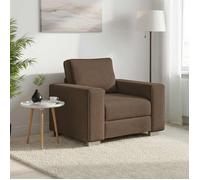Vidaxl Sillón Marrón 100 Cm Tela